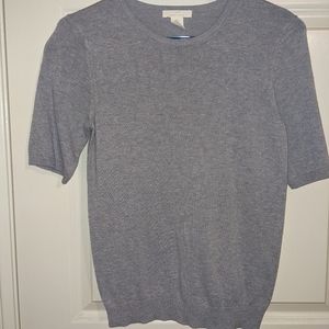 H&M grey short sleeve sweater (small)